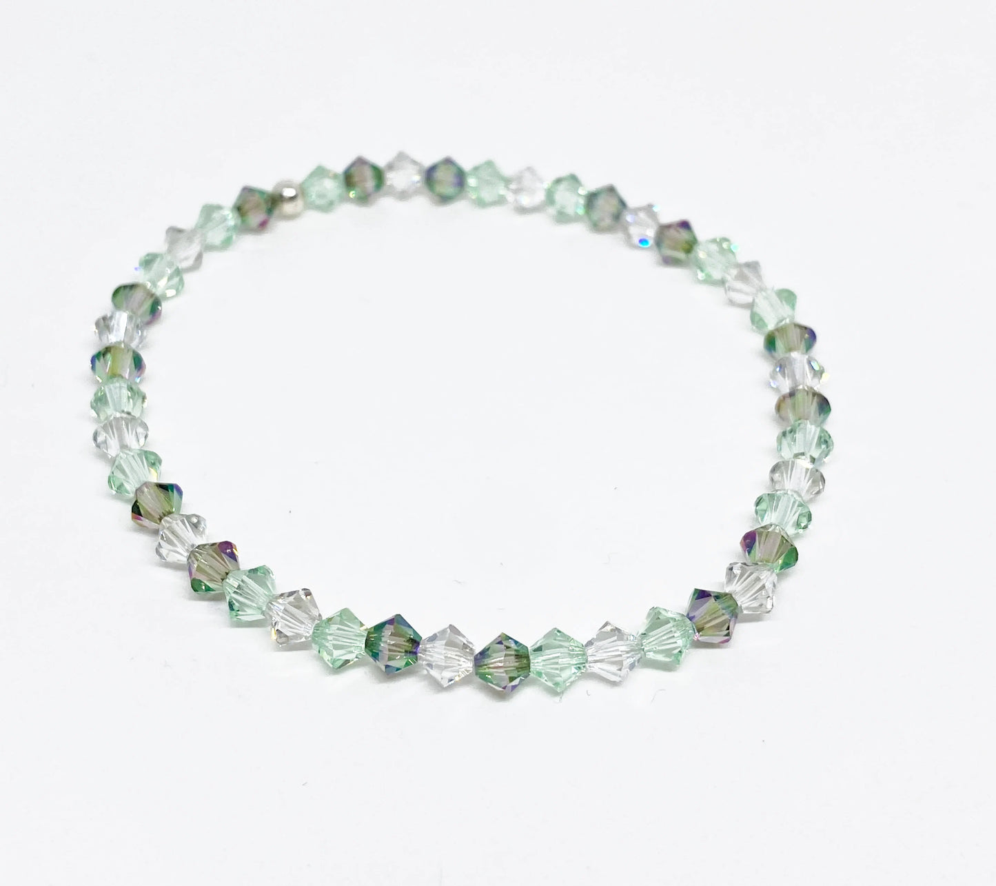 Swarovski Crystal Accent Bracelet in Chrysolite Shine - Paradise Shine and Chrysolite