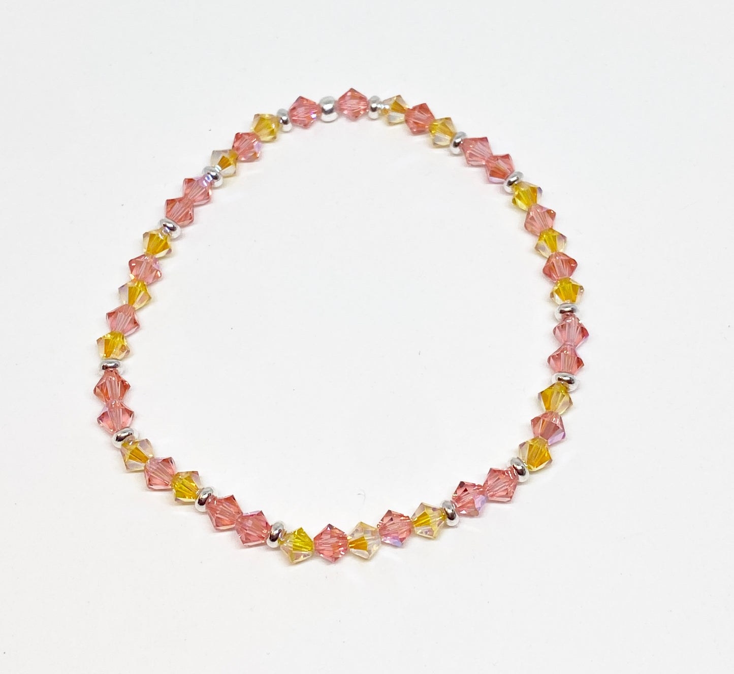 Swarovski Crystal Stretch Accent Bracelet in Sunrise