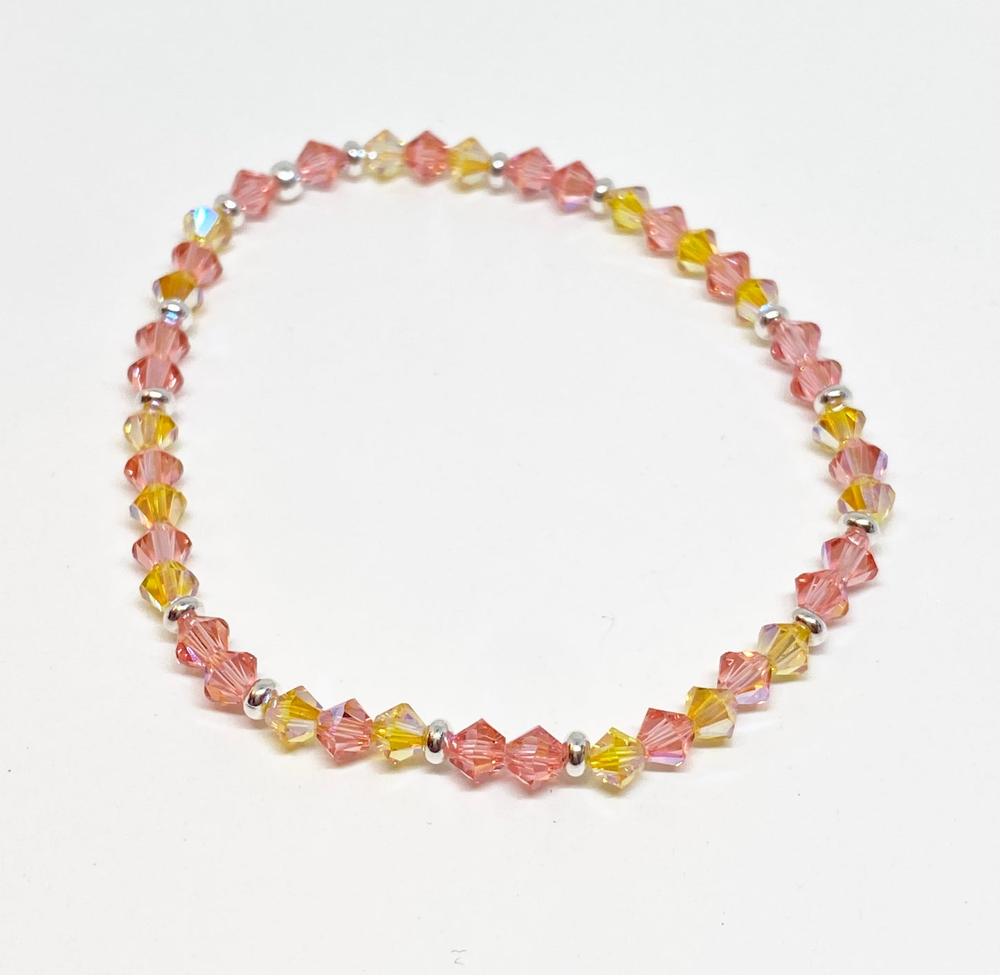 Swarovski Crystal Stretch Accent Bracelet in Sunrise