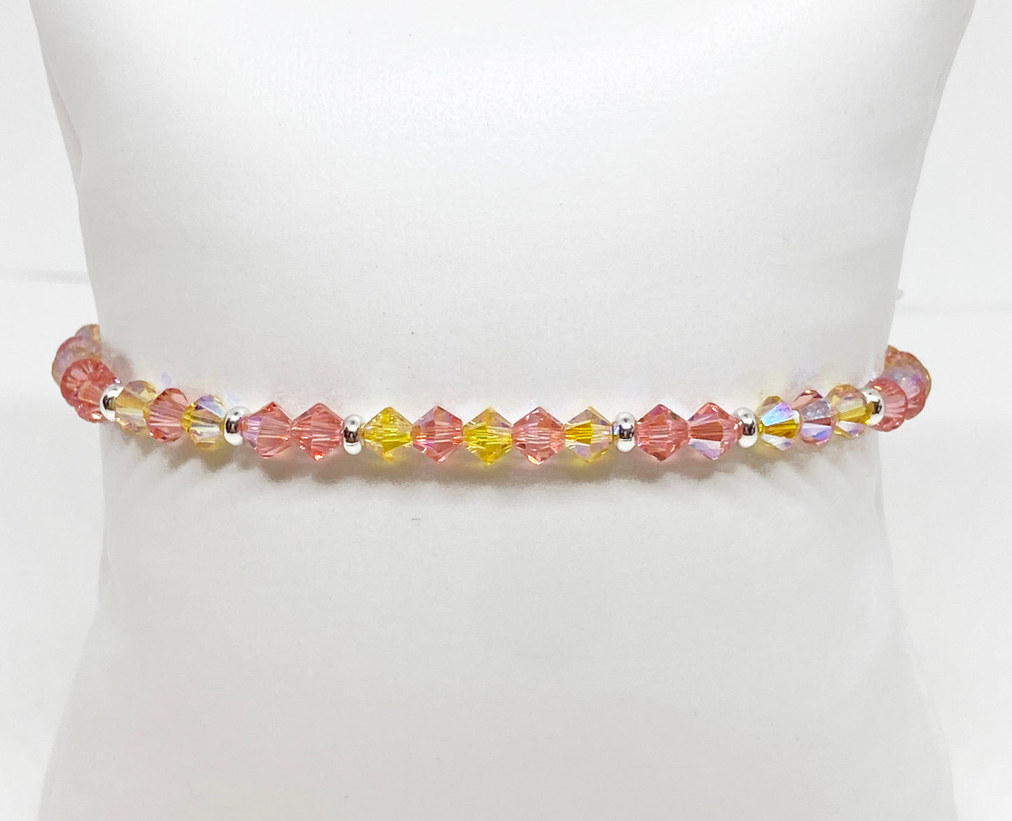 Swarovski Crystal Stretch Accent Bracelet in Sunrise