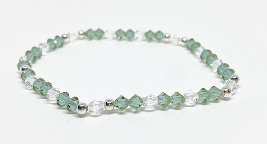 Swarovski Crystal Stretch Accent Bracelet in Sweet Cantaloupe