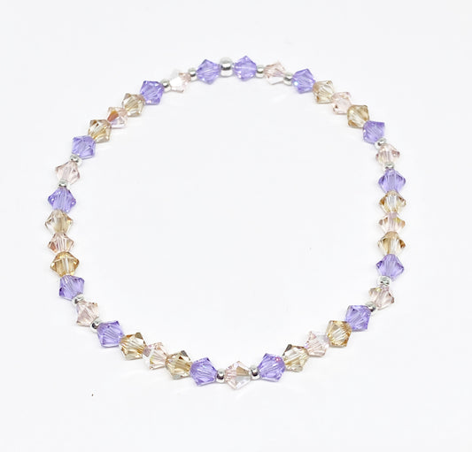 Swarovski Crystal Stretch Accent Bracelet in Sunlight