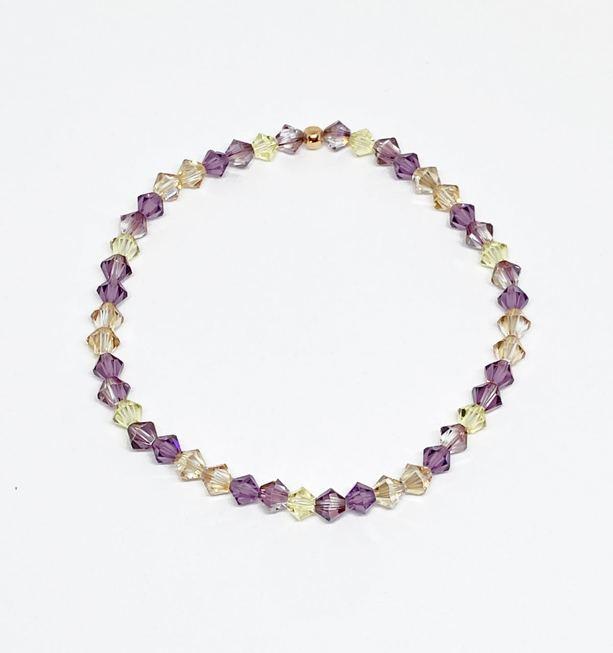 Swarovski Crystal Stretch Accent Bracelet in Golden Bloom