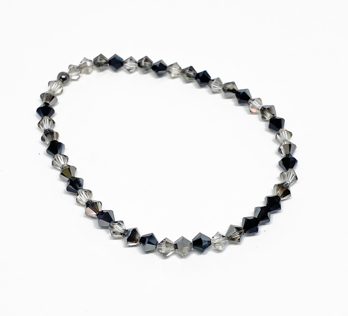Swarovski Crystal Stretch Accent Bracelet in Moonshadow