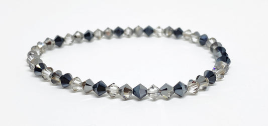Swarovski Crystal Stretch Accent Bracelet in Moonshadow