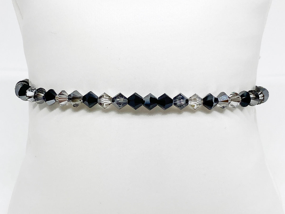 Swarovski Crystal Stretch Accent Bracelet in Moonshadow