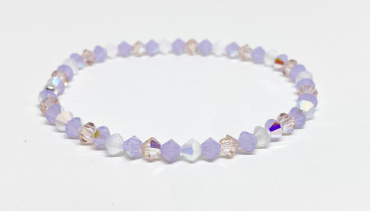 Swarovski Crystal Stretch Accent Bracelet in Opaline Dream