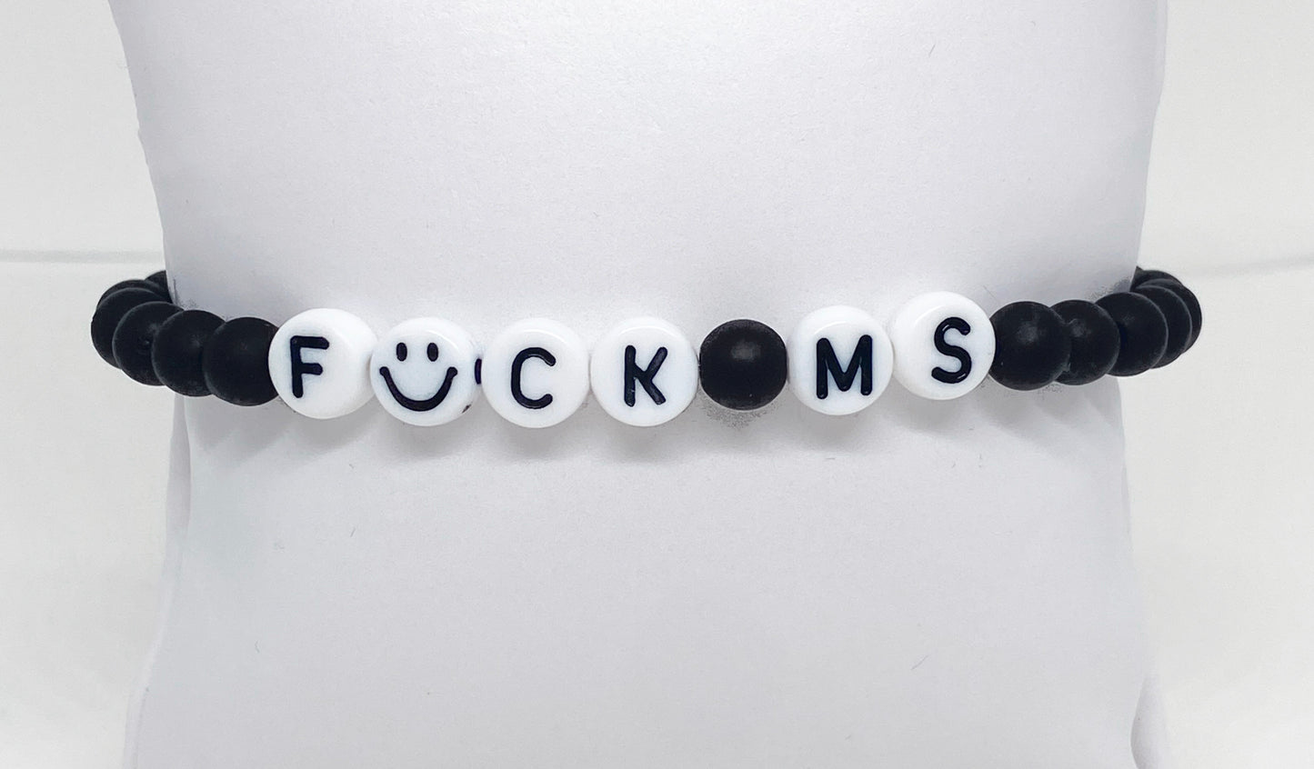 F*CK MS Limited Edition Charity Bracelet supporting Multiple Sclerosis Awareness
