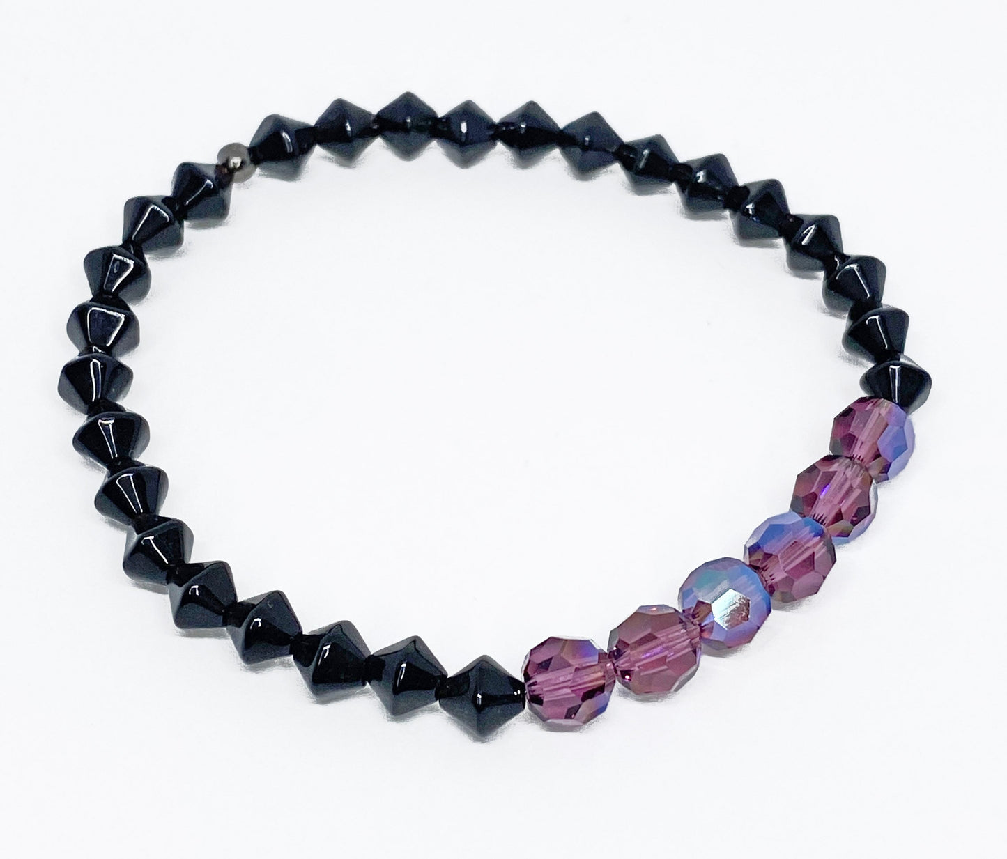 Swarovski Crystal Accent Bracelet in Amethyst Shimmer