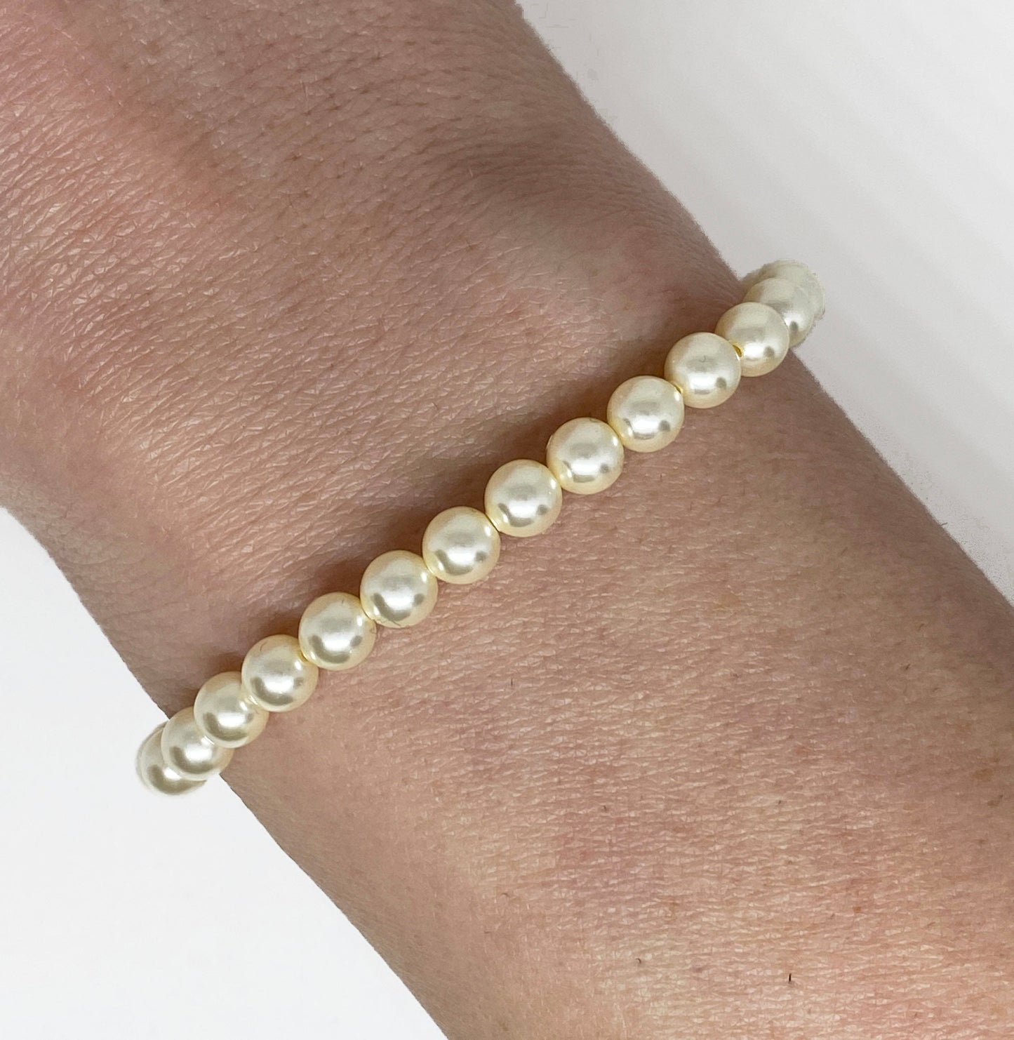 Swarovski Pearl Accent Bracelet in Classic Cream