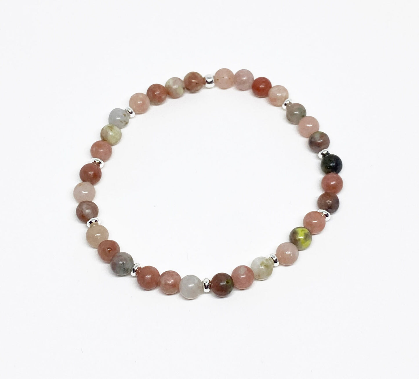 Sesame Jasper Beaded Healing Accent Bracelet