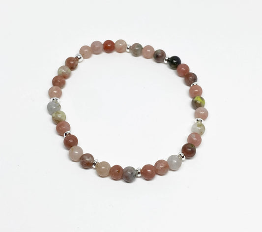 Sesame Jasper Beaded Healing Accent Bracelet
