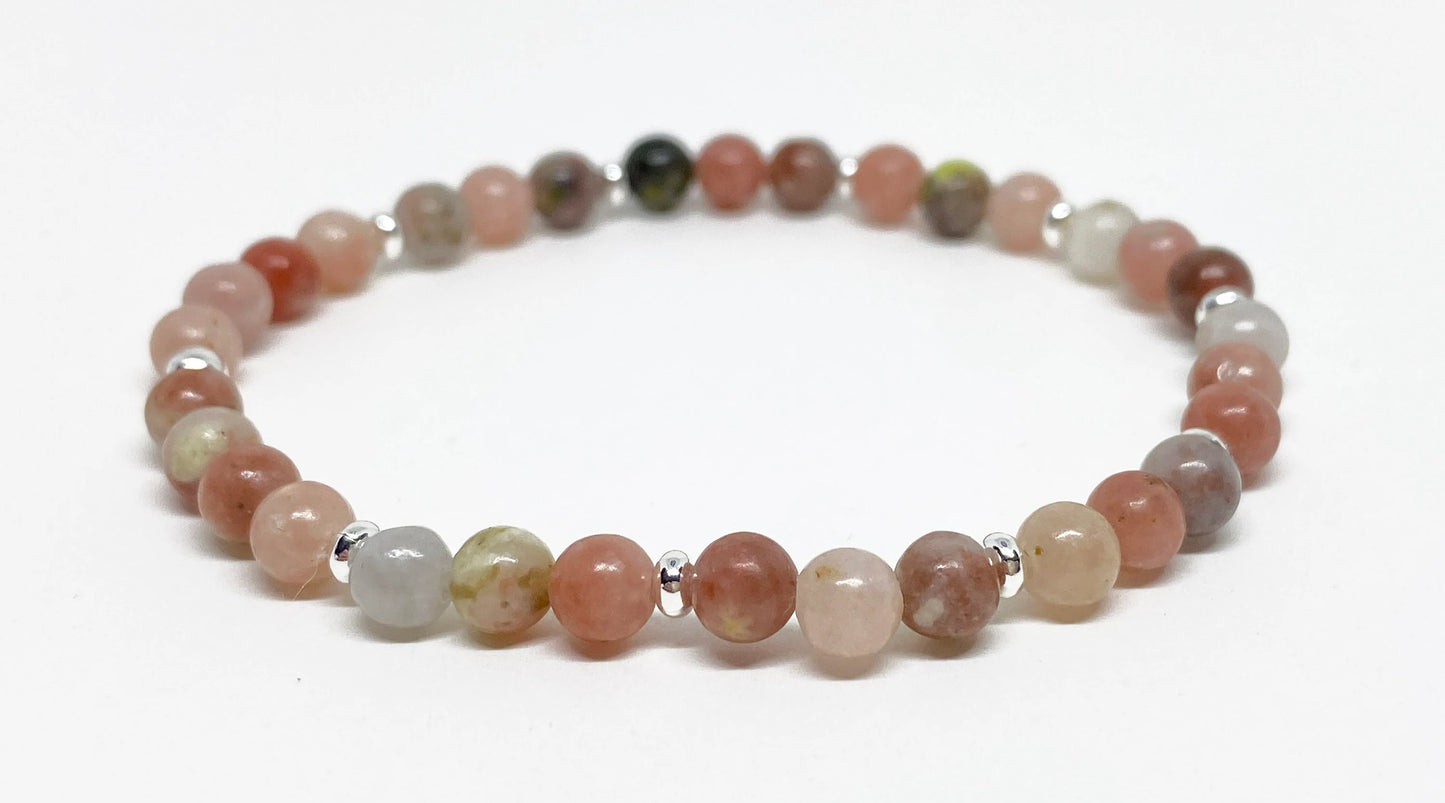 Sesame Jasper Beaded Healing Accent Bracelet