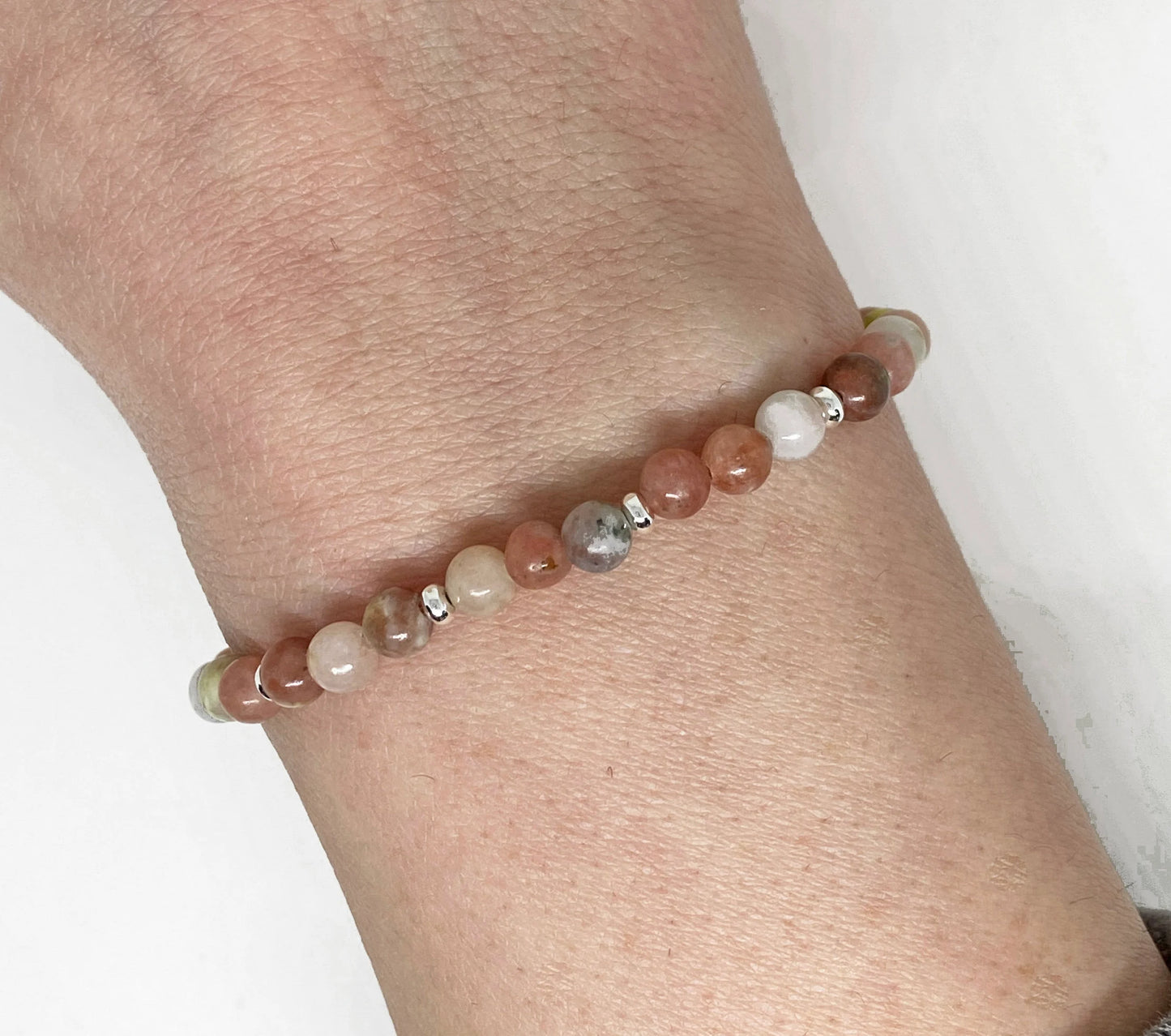 Sesame Jasper Beaded Healing Accent Bracelet