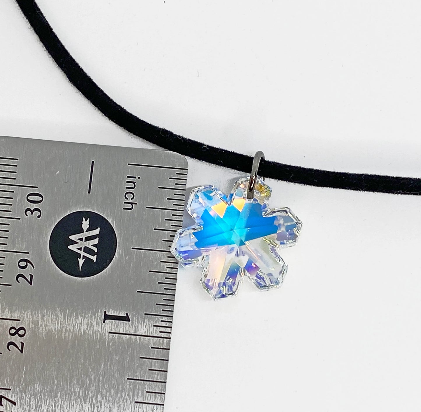 Swarovski Large Crystal Snowflake Pendant Necklace