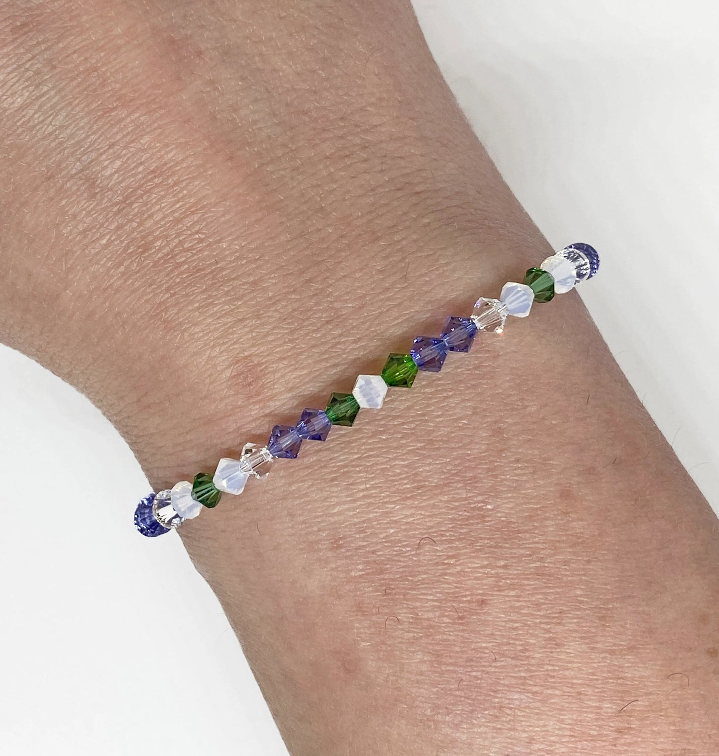 Swarovski Crystal Limited Edition Charity Beaded Bracelet in Harmony for International Womens Day, Womens Rights, Womens Equality