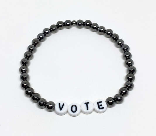 VOTE Stretch Accent Bracelet - Perfect for this election season