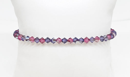 Swarovski Crystal Stretch Solid Accent Bracelet in Autumn Primrose