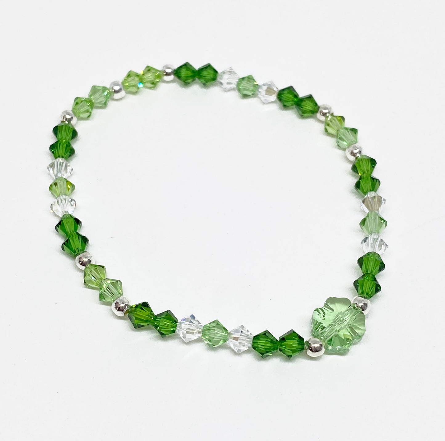 Swarovski Crystal Stretch Bracelet in Lucky