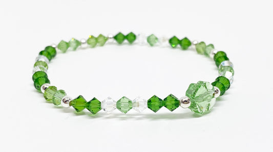 Swarovski Crystal Stretch Bracelet in Lucky