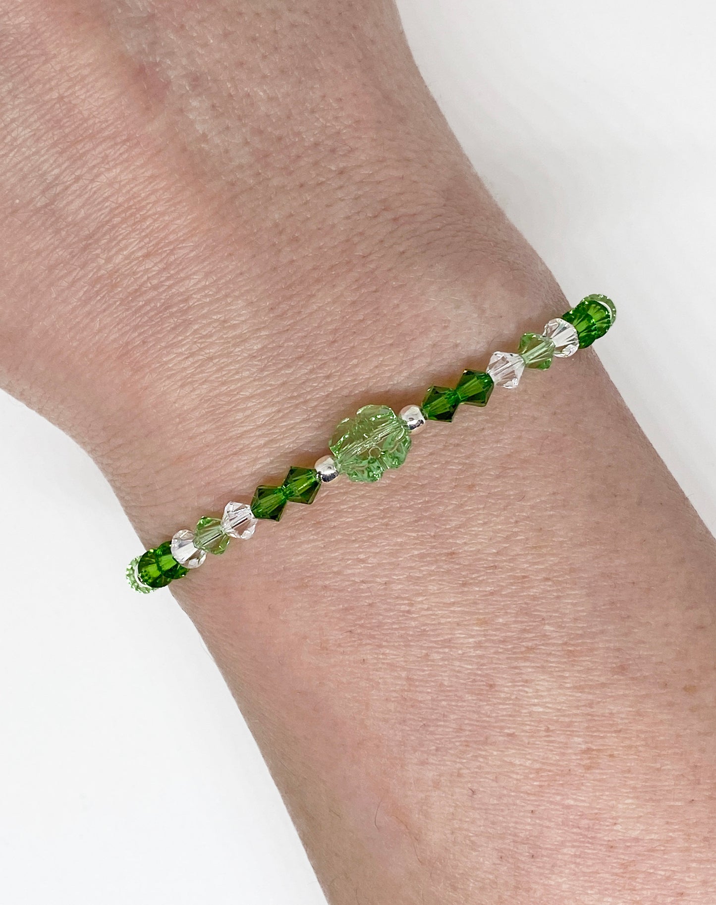 Swarovski Crystal Stretch Bracelet in Lucky