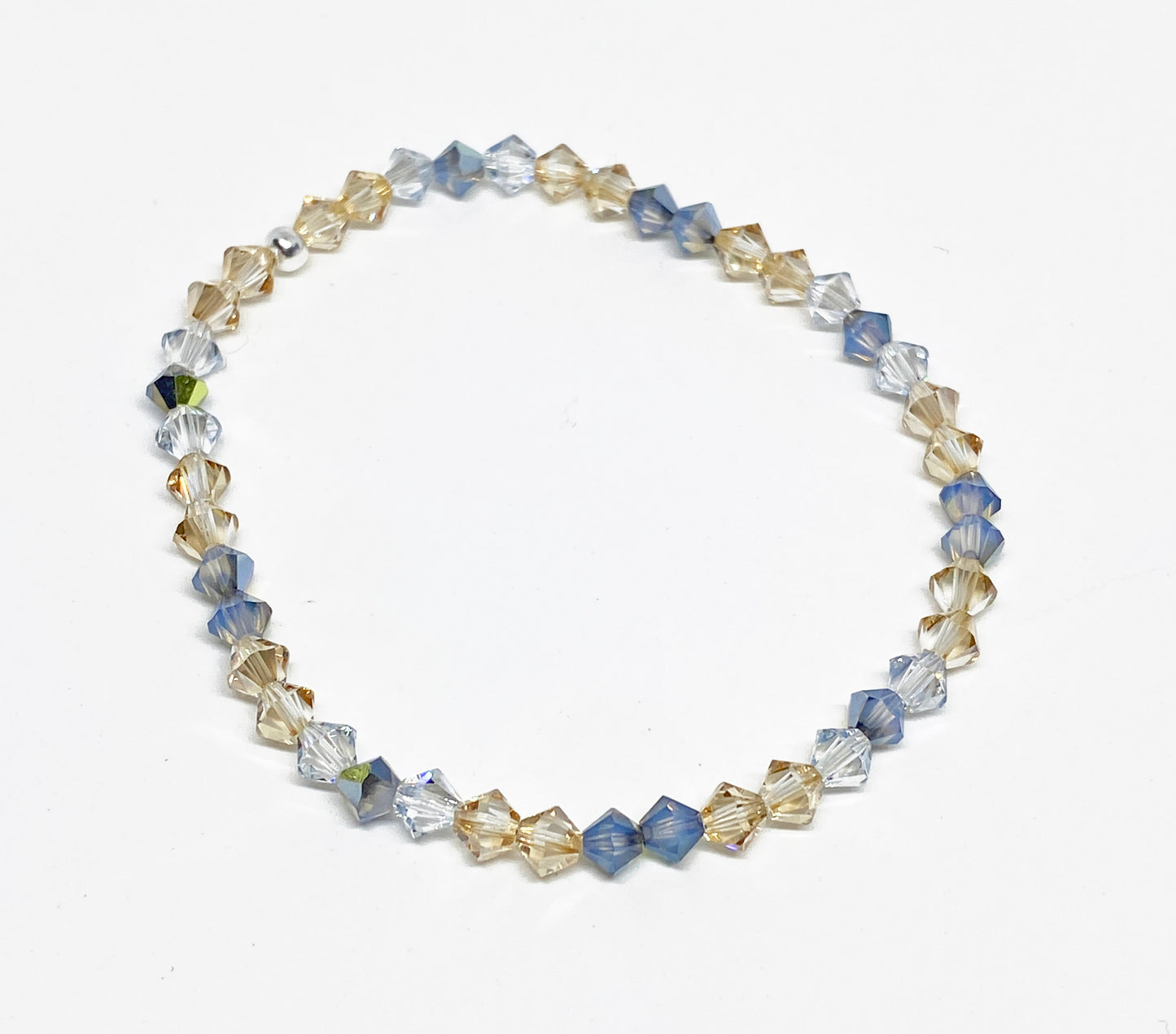 Swarovski Crystal Stretch Accent Bracelet in Morning Glow