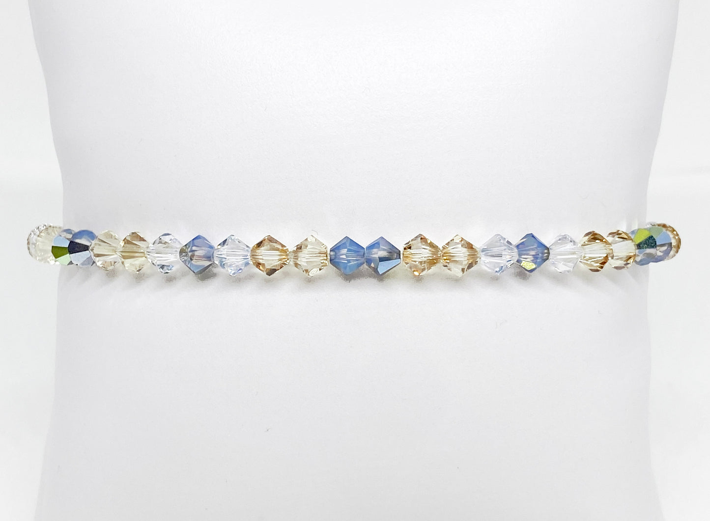 Swarovski Crystal Stretch Accent Bracelet in Morning Glow