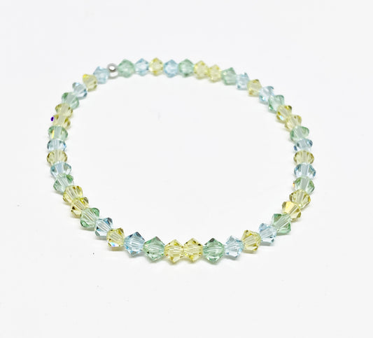Swarovski Crystal Stretch Accent Bracelet in May Flowers