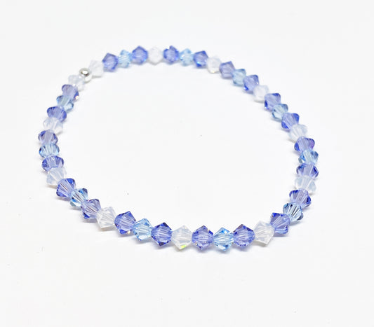 Swarovski Crystal Stretch Accent Bracelet in April Showers