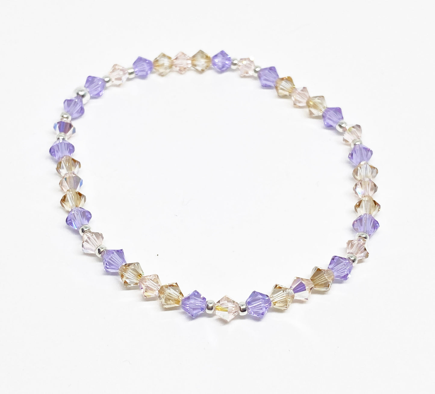 Swarovski Crystal Stretch Accent Bracelet in Sunlight
