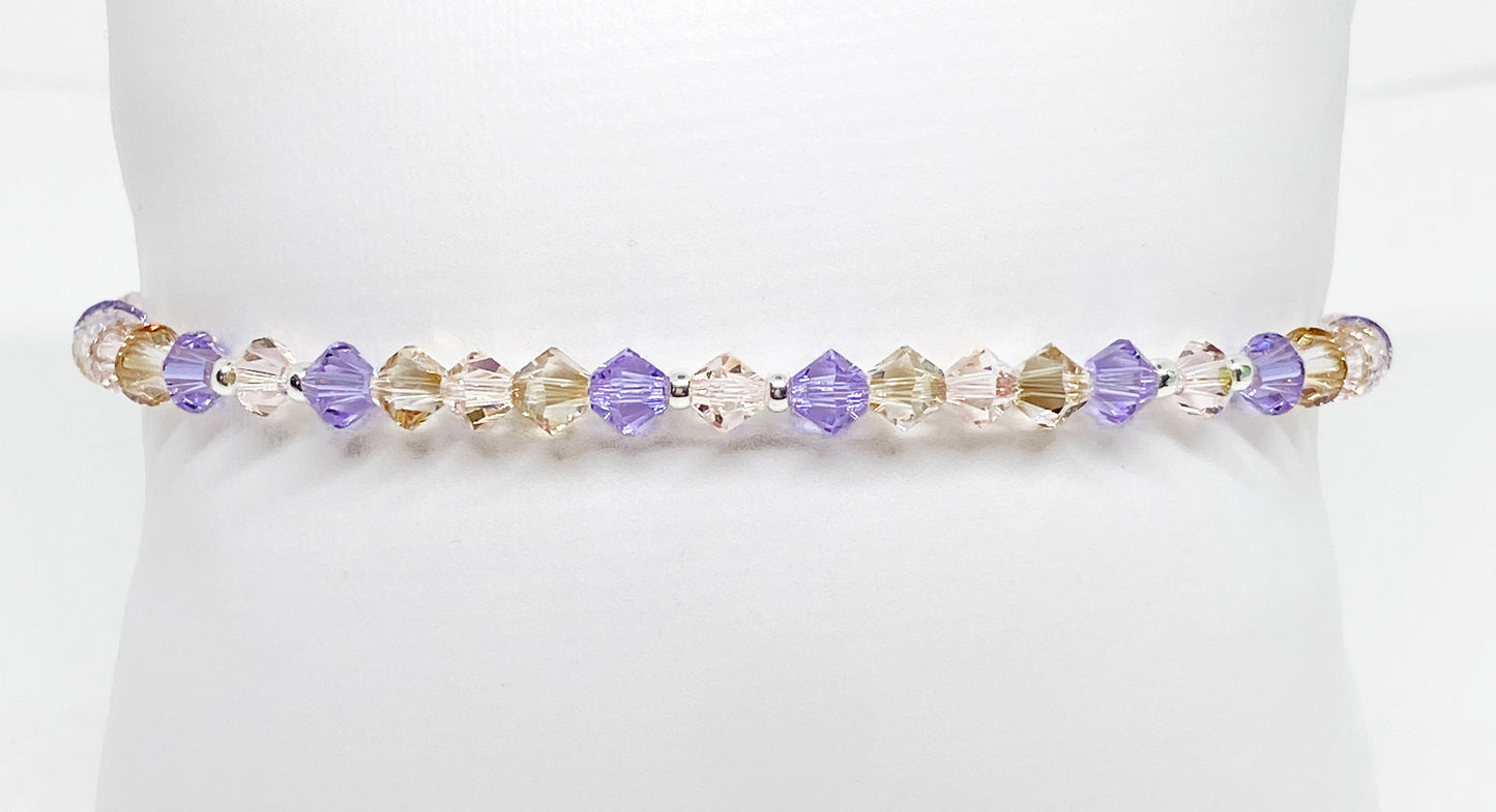 Swarovski Crystal Stretch Accent Bracelet in Sunlight