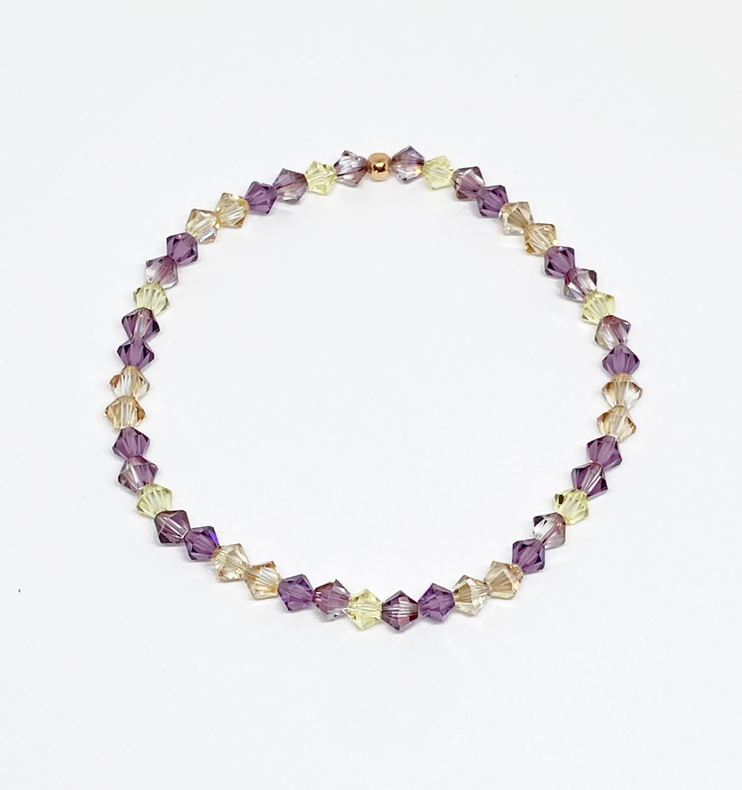 Swarovski Crystal Stretch Accent Bracelet in Golden Bloom