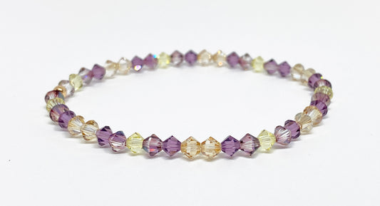 Swarovski Crystal Stretch Accent Bracelet in Golden Bloom
