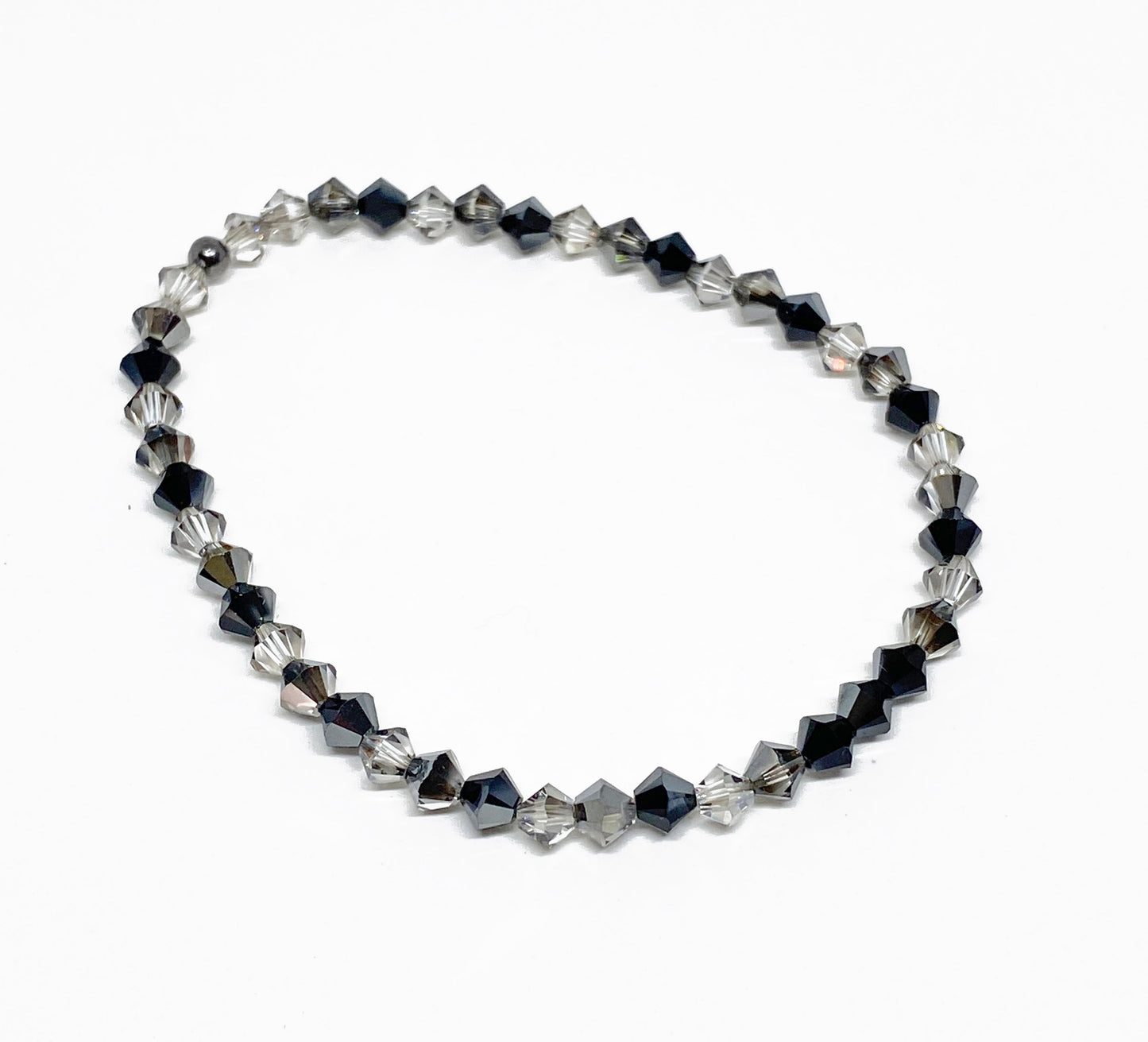 Swarovski Crystal Stretch Accent Bracelet in Moonshadow