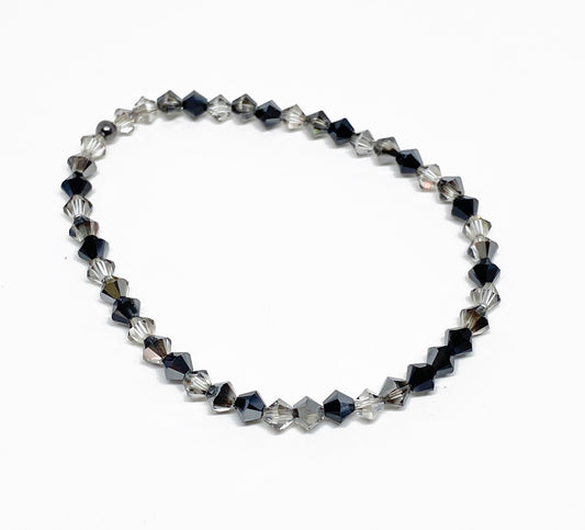 Swarovski Crystal Stretch Accent Bracelet in Moonshadow