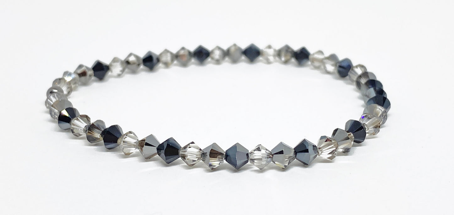 Swarovski Crystal Stretch Accent Bracelet in Moonshadow