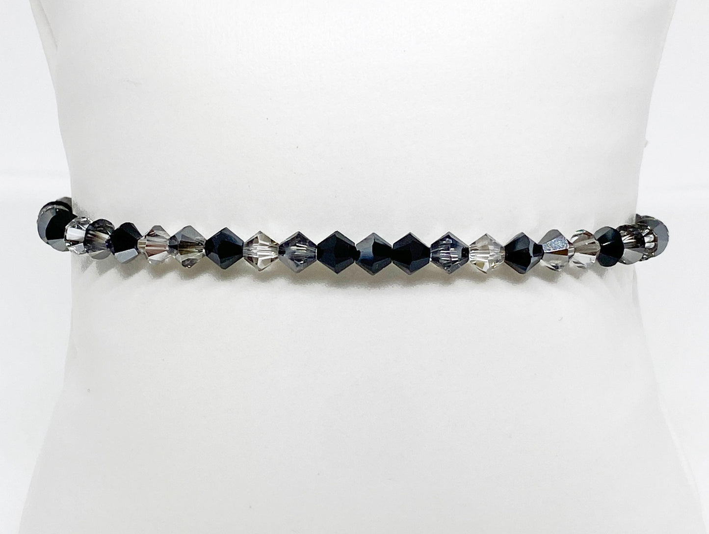 Swarovski Crystal Stretch Accent Bracelet in Moonshadow