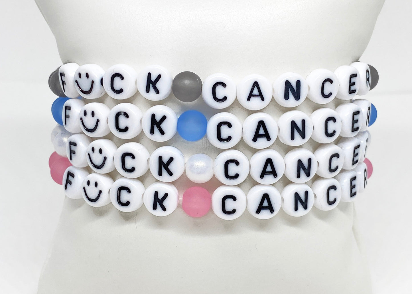F*CK CANCER Limited Edition Charity Bracelet supporting the American Cancer Society