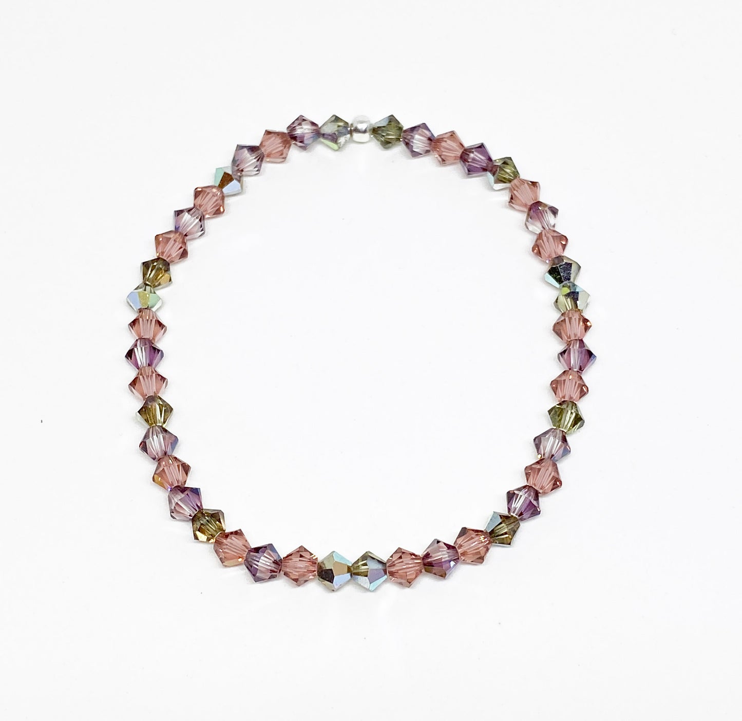 Swarovski Crystal Stretch Accent Bracelet in Dusky Bloom
