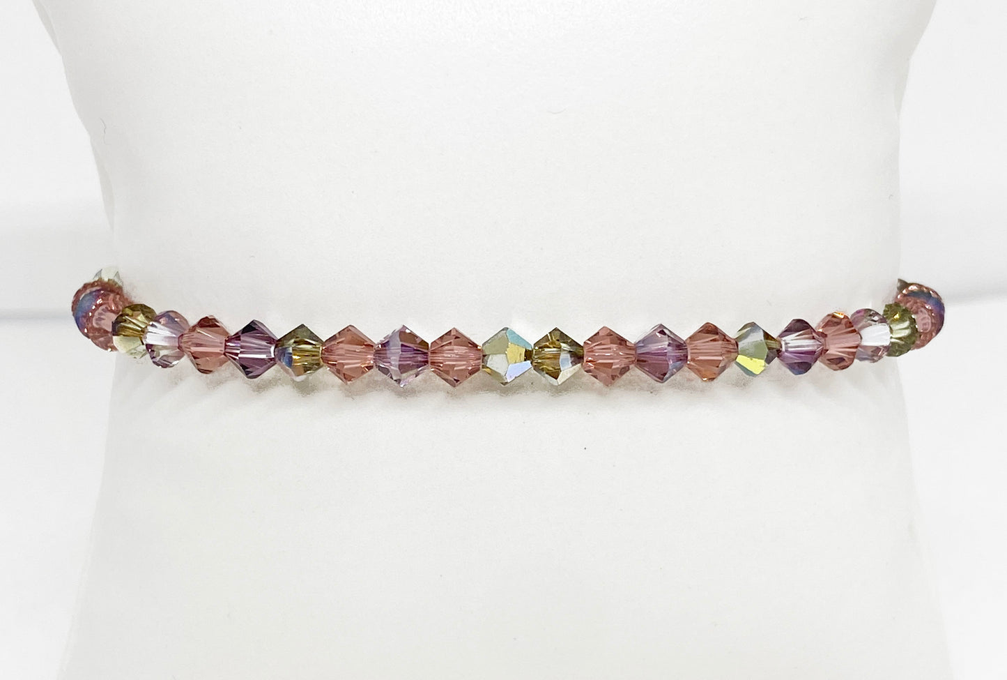 Swarovski Crystal Stretch Accent Bracelet in Dusky Bloom