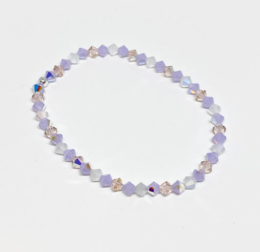 Swarovski Crystal Stretch Accent Bracelet in Opaline Dream