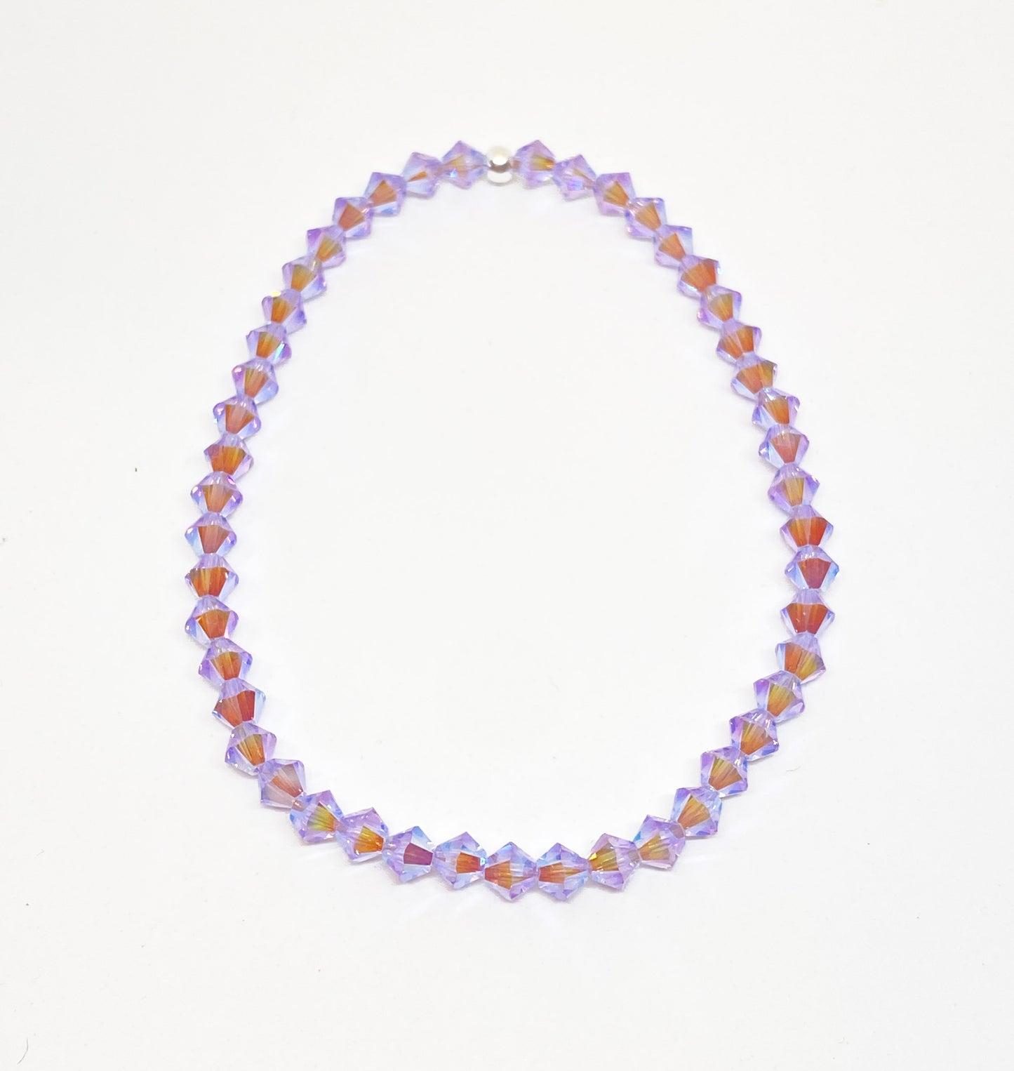 Swarovski Crystal Stretch Accent Bracelet in Violet Reverie