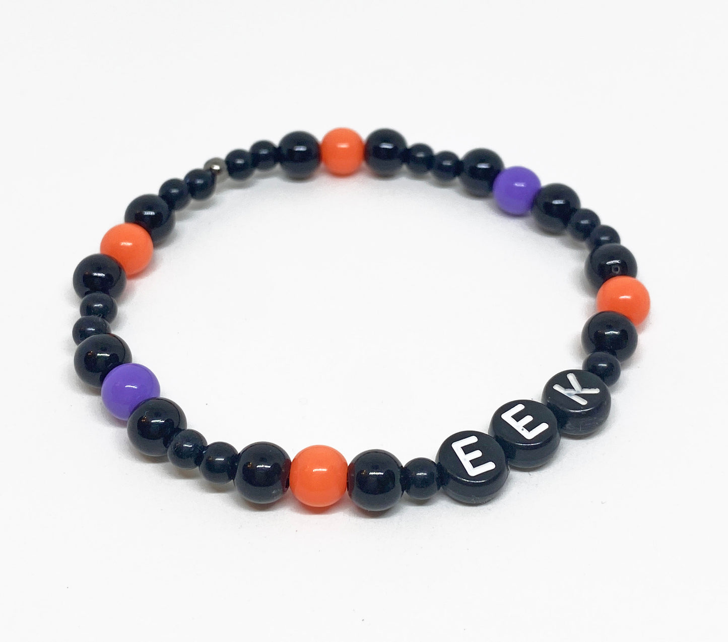 Halloween Acrylic Bracelets in Boo, Spooky, or EEK!