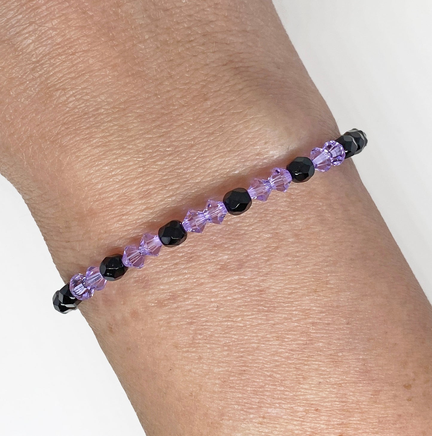 Halloween Swarovski Crystal Bracelet in Spooky Elegance