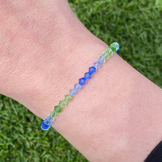 Swarovski Crystal Limited Edition Charity Beaded Bracelet for Earth Day