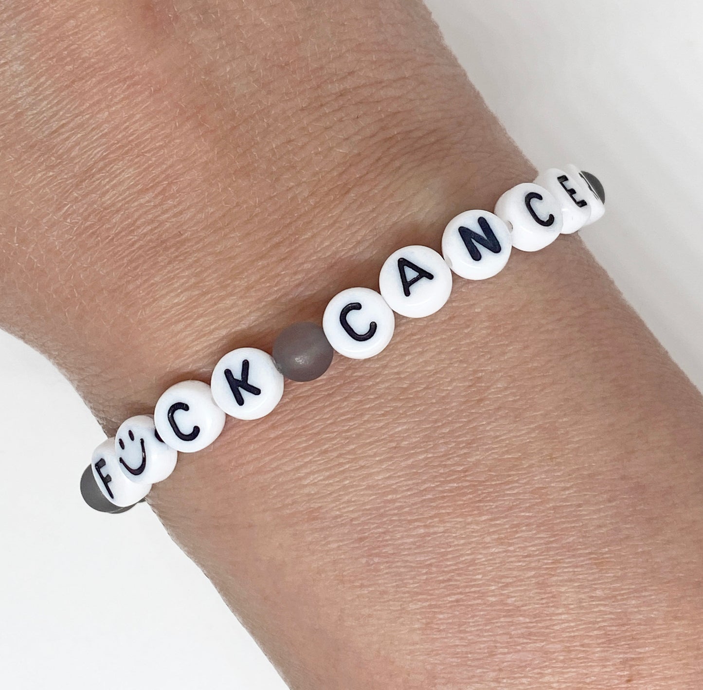 F*CK CANCER Limited Edition Charity Bracelet supporting the American Cancer Society