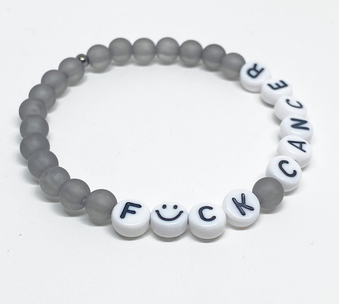 F*CK CANCER Limited Edition Charity Bracelet supporting the American Cancer Society