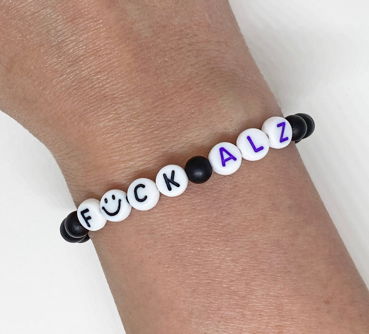 F*CK ALZ Limited Edition Charity Bracelet supporting Alzheimer's Awareness