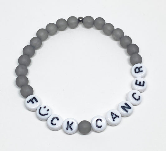 F*CK CANCER Limited Edition Charity Bracelet supporting the American Cancer Society