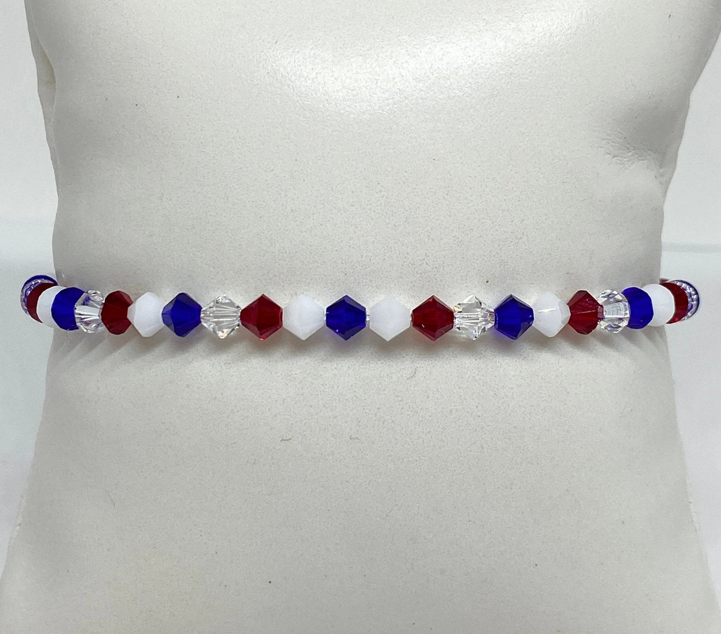 Swarovski Crystal Accent Bracelet in Americana - Red, White & Blue Swarovski Bracelet!